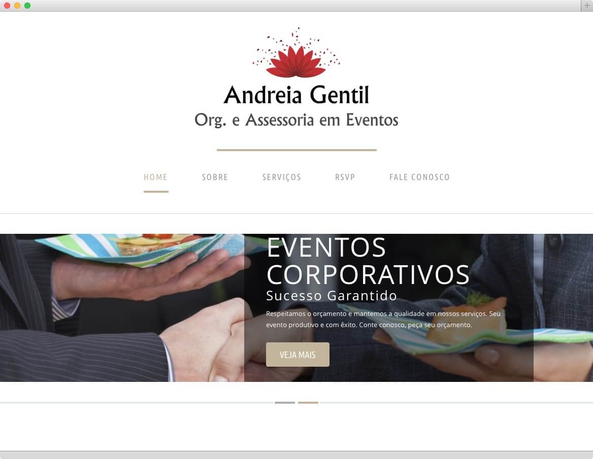 Andréia Gentil Website