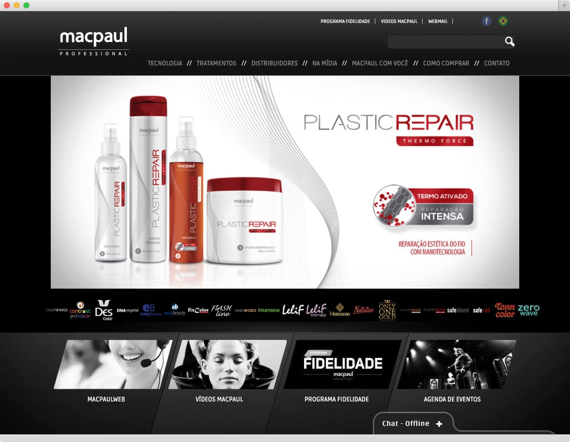 Macpaul Cosméticos - Desenvolvido em Drupal Macpaul Cosméticos - Desenvolvido em Drupal